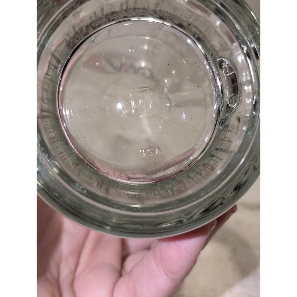 A&W Root Beer Mugs Set of 4 Vintage Heavy Glass, 6-inch Tall